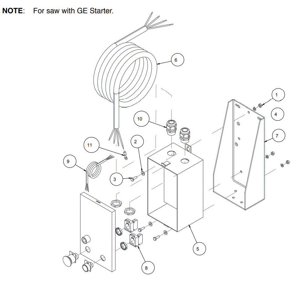 Section 19 Diagram and Parts List for MK-5007T 160641 MK Diamond Concrete Saw